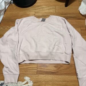 Aritzia light pink sweatshirt